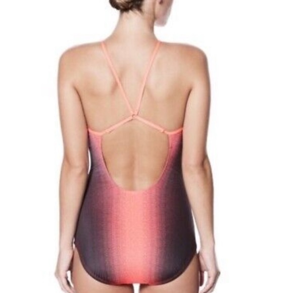 Nike Ombré High Neck Racerback One-piece Swimsuit - Picture 3 of 11